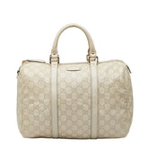 グッチ グッチシマ ハンドバッグ 193603 アイボリー レザー レディース GUCCI 【中古】